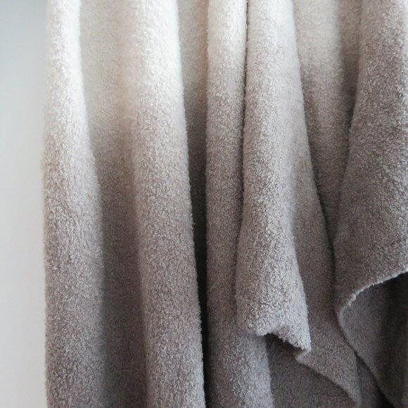 BAREFOOT DREAMS Cozy Chic Lite Ombre Calypso Wrap Open Front Cardigan Bamboo Tan - Picture 7 of 16